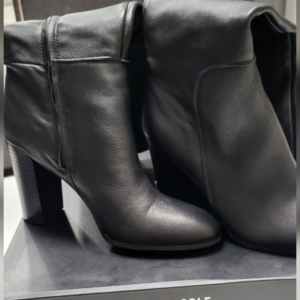 Kenneth Cole New YorkWomen's Justin Block-Heel Tall Knee High Boots - Picture 6 of 14